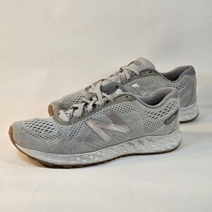 New Balance Women's Light Gray and White Sneakers